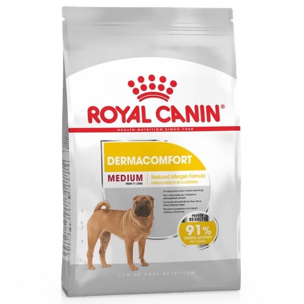 ROYAL CANIN CCN MEDIUM DERMACOMFORT sausā suņu barība 3kg